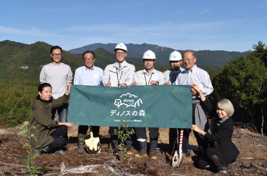 通販大手のディノスが木曽町で“多様な森”づくり推進　顧客と連携、国産材家具も拡充へ